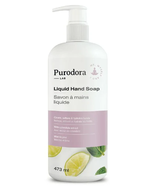 Purodora Lab Savon à main liquide - Menthe et lime