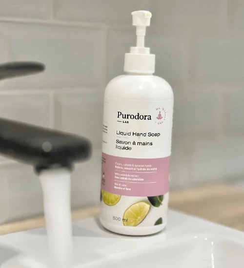 Purodora Lab Savon à main liquide - Menthe et lime – Image 3