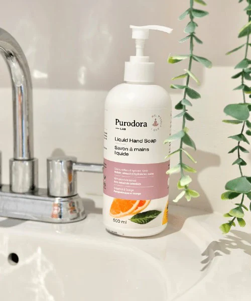 Purodora Lab Savon à main liquide - Pamplemousse et orange – Image 3